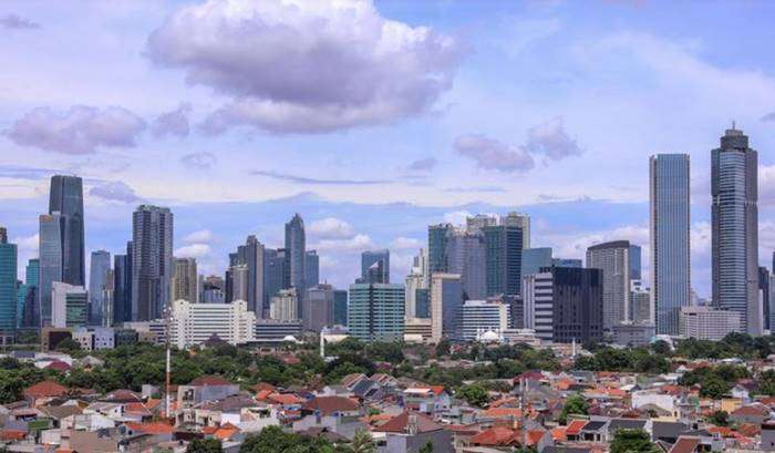 Foto: Ilustrasi Perkantoran Jakarta. (Faisal Rahman)