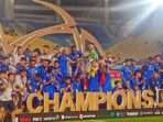 Arema FC berhasil meraih gelar juara Piala Presiden 2024, Minggu (4/8/2024) di Solo.