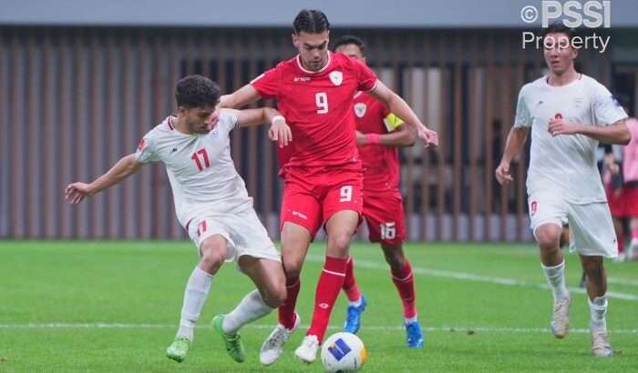 Garuda Muda ditumbangkan Iran 0-3 pada laga pertama di Grup C Piala Asia U-20 2025 yang berlangsung di Shenzhen Youth Football Training Base Centre Stadium, Shenzhen, China, Kamis (13/2/2025) malam. Foto: HO/pssi.org