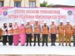 Ground Breaking pembangunan Satuan Pelayanan Pemenuhan Gizi (SPPG) Polda Kaltim di kawasan Stal Kuda, Balikpapan, Selasa (18/02/2025). Foto: HO/Humas Polda Kaltim