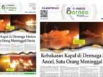 Headline E-Paper BorneoFlash.com Edisi Senin 10 Februari 2025