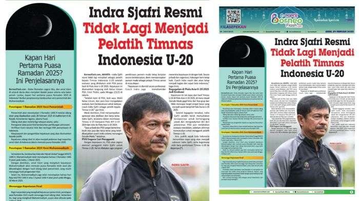 Headline E-Paper BorneoFlash.com Edisi Senin 24 Februari 2025.