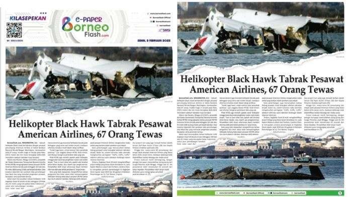 Headline E-Paper BorneoFlash.com Edisi Senin 3 Februari 2025