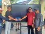 Kepala DKUMKMP Kota Balikpapan, Heruressandy Setia Kesuma melaunching platform Sobat UMKM, di Halamam Kantor DKUMKMP Balikpapan, pada hari Jumat (28/2/2025). Foto: BorneoFlash/Niken Sulastri