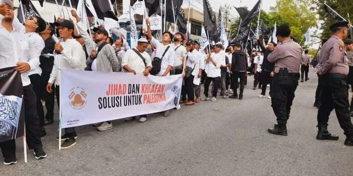 Suarakan Khilafah, Komunitas Muslim Bersatu Gelar Aksi Damai di Balikpapan 