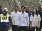 Kunjungan Wapres Gibran Rakabuming Raka didampingi istri Selvi Ananda, di proyek pembangunan Terowongan Selili di Samarinda, pada Rabu (12/2/2025). Foto: BorneoFlash/Ist