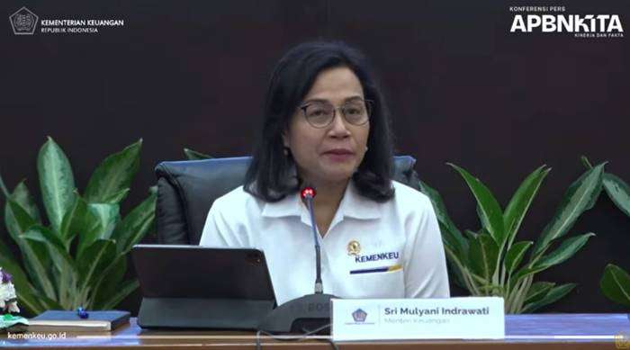 Foto: Menteri Keuangan, Sri Mulyani Indrawati saat menyampaikan Konferensi Pers APBN 2024. (Tangkapan Layar Youtube Ministry of Finance Republic of Indonesia)