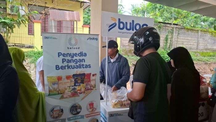 Pasar Murah yang berlangsung pada 24-28 Februari 2025 di Aula Graha Kelurahan Gunung Bahagia. Foto: BorneoFlash/Niken Sulastri