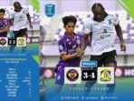 Laga Final Playoff PNM Liga Nusantara 2024/2025, Persiba Balikpapan Promosi ke Liga 2 setelah menaklukkan PSGC Ciamis lewat drama adu penalti, yang digelar di Stadion Indomilk Arena Tangerang, Kamis (27/2/2025). Photo: Instagram @liga3.match.id