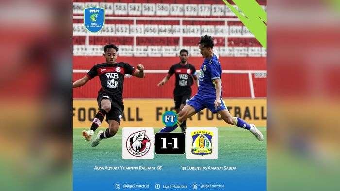 Persiba Balikpapan berbagi poin dengan NZR Sumbersari setelah bermain imbang 1-1 dalam lanjutan babak 6 besar Grup Y PNM Liga Nusantara 2024/2025 di Stadion Gelora Soepriadi, Blitar, Jumat (7/2/2025) sore. Foto: Instagram @liga3.match.id