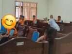 Persidangan kasus Hukum Jual Beli Tembakau Sintetis di Pengadilan Negeri (PN) Balikpapan, pada Senin (24/2/2025). Foto: BorneoFlash/Agung Putra