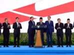 Presiden Prabowo Subianto resmi meluncurkan Badan Pengelola Investasi Daya Anagata Nusantara (Danantara) di Halaman Istana Kepresidenan Jakarta, pada Senin, 24 Februari 2025. Foto: BPMI Setpres/Muchlis Jr