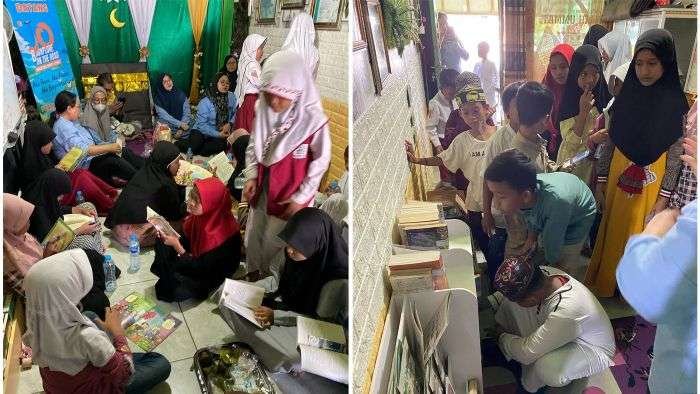 Program JO Booxplore hadir untuk mendukung LKSA Amanah Ummat dengan menanamkan minat baca dan memperluas akses literasi bagi anak-anak. Foto: HO/RDMP JO Balikpapan