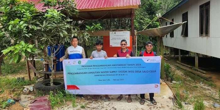 Program pengembangan masyarakat atau CSR Water Supply System (WSS) dengan memperluas manfaat ketersediaan air bersih bagi masyarakat di wilayah Kecamatan Muara Badak dari PT Pertamina Hulu Sanga Sanga (PHSS). Foto: HO/PHSS