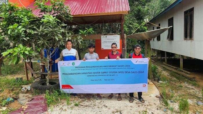Program pengembangan masyarakat atau CSR Water Supply System (WSS) dengan memperluas manfaat ketersediaan air bersih bagi masyarakat di wilayah Kecamatan Muara Badak dari PT Pertamina Hulu Sanga Sanga (PHSS). Foto: HO/PHSS