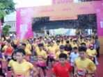 Ribuan peserta meriahkan acara Balikpapan Running 2025 dalam rangka memperingati HUT ke-128 Kota Balikpapan, yang digelar pada Sabtu (15/2/2025). Foto: BorneoFlash/Niken Sulastri