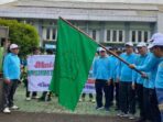 Pelepasan Jalan Sehat Kerukunan Antar Umat Beragama di halaman Kantor Kementerian Agama Kaltim pada Sabtu (22/02/2025). Foto: BorneoFlash/Nur Ainunnisa