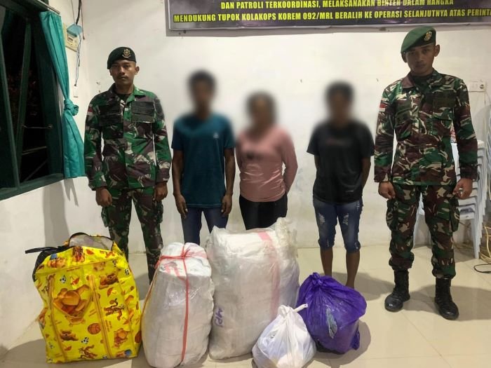 Satgas Pamtas Yonarmed 11 Kostrad Gagalkan Pengiriman CPMI Ilegal di Perbatasan RI-Malaysia