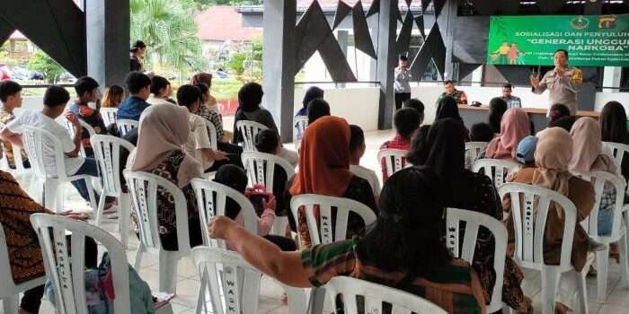 Sat Binmas Polresta Balikpapan dan Persit Den Inteldam Bersinergi Perangi Bahaya Narkoba