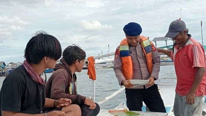 Satuan Polisi Perairan dan Udara (Sat Polairud) Polresta Balikpapan saat melakukan patroli penjagaan perairan. Foto: HO/Humas Polresta Balikpapan