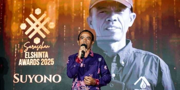 Suyono, Local Hero yang meraih Elshinta Award 2025 pada Kategori “Insan Peduli Kemanusiaan pada Lingkungan”. Foto: HO/PHM