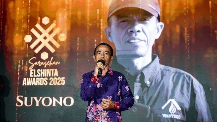 Suyono, Local Hero yang meraih Elshinta Award 2025 pada Kategori “Insan Peduli Kemanusiaan pada Lingkungan”. Foto: HO/PHM