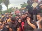 Wakil Ketua II DPRD Provinsi Kaltim, Ananda Emira Moeis saat menerima aspirasi Mahasiswa. Foto: BorneoFlash/Nur Ainunnisa