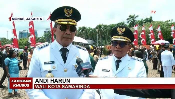 Wali Kota dan Wakil Wali Kota, Andi Harun dan Saefuddin Zuhri. Foto: BorneoFlash/Ist