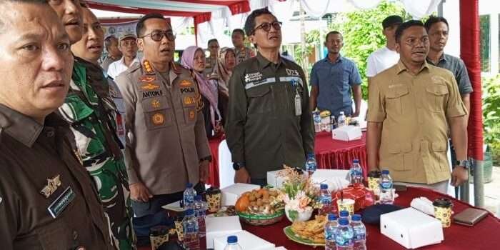 kegiatan Panen Raya Jagung Serentak Tahap 1 yang dipimpin oleh Irwasum Polri bersama jajaran kepolisian se-Indonesia disiarkan secara langsung via Zoom, pada Rabu (26/2/2025). Foto: HO/Humas Polresta Balikpapan