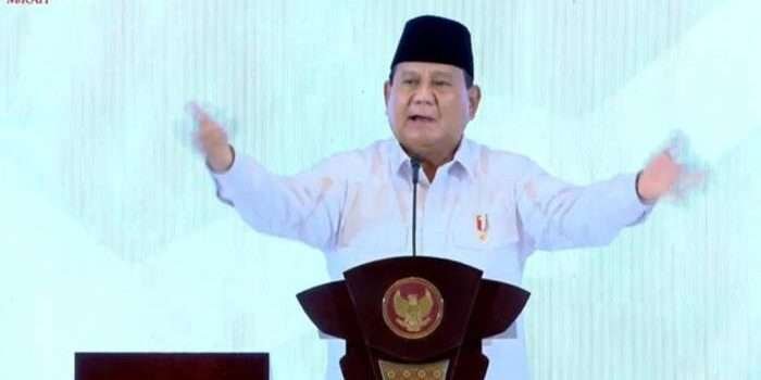 Presiden Prabowo Subianto.Foto: YouTube Sekretariat Presiden