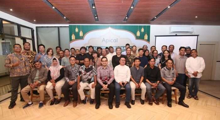 Apical melangsungkan kegiatan buka puasa bersama dan temu media, pada hari Jumat (21/3/2025). Foto: BorneoFlash/IST