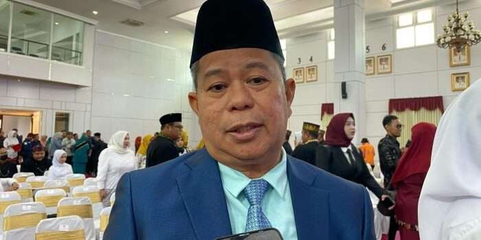 Asisten II Sekretaris Kota Samarinda, Marnabas Patiroy. Foto: BorneoFlash/Nur Ainunnisa