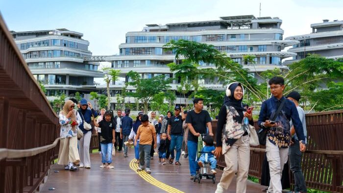 Dalam menyambut libur Hari Raya Idulfitri 1446 H, Otorita IKN mengumumkan bahwa kunjungan masyarakat ke Kawasan Inti Pusat Pemerintahan (KIPP) IKN tetap dibuka. Foto: HO/Humas Otorita IKN