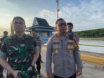 Dandim 0905/Balikpapan Kolonel Kav Muhammad Darwis bersama Kapolresta Balikpapan Kombes Pol Anton Firmanto, S.H., S.I.K., turun langsung meninjau sejumlah Pos Pengamanan Operasi Ketupat Mahakam 2025 di Kota Balikpapan, pada Sabtu (29/3/2025). Foto: BorneoFlash/Agung Putra