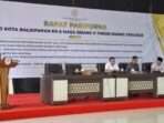 Dewan Perwakilan Rakyat Daerah (DPRD) Kota Balikpapan gelar rapat paripurna, di Lantai 8 Gedung Parkir, pada hari Kamis (13/3/2025). Foto: BorneoFlash/Ardian