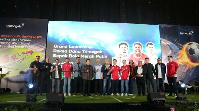 Grand Launching Reksa Dana Trimegah Sepak Bola Merah Putih di Jakarta, pada Kamis (27/2/2025). Foto: HO/pssi.org