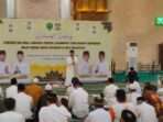 Gubernur Kaltim, H. Rudy Mas'ud saat Safari Ramadan di Masjid Madinatul Iman Balikpapan Islamic Center, pada hari Selasa (11/3/2025). Foto: BorneoFlash/Niken Sulastri