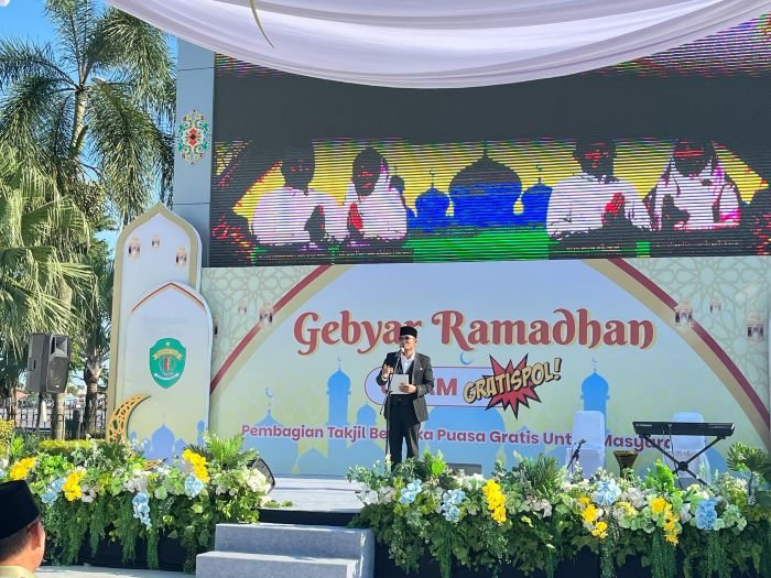 Gebyar UKM Gratispol Ramadan di Kaltim, Pemprov Bagikan 1.000 Takjil untuk Masyarakat