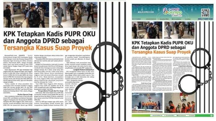 Headline E-Paper BorneoFlash.com Edisi Senin 17 Maret 2025.