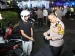 Kapolresta Balikpapan, Kombes Pol Anton Firmanto, SH, SIK, MSi, Pimpin Langsung operasi penertiban yang digelar Satlantas Polresta Balikpapan dalam rangka Patroli Skala Besar pada Minggu (9/3/2025) dini hari. Foto: HO/Humas Polresta Balikpapan