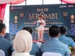 Kepala Perwakilan BI Balikpapan, Robi Ariadi saat membuka rangkaian kegiatan penukaran uang Rupiah pada momen Ramadhan dan Idulfitri 1446 Hijriah di Pelabuhan Semayang Balikpapan, pada hari Selasa (4/3/2025). Foto: BorneoFlash/Ist