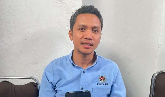 Ketua PWI Kaltim, Abdurrahman Amin. Foto: BorneoFlash/Nur Ainunnisa