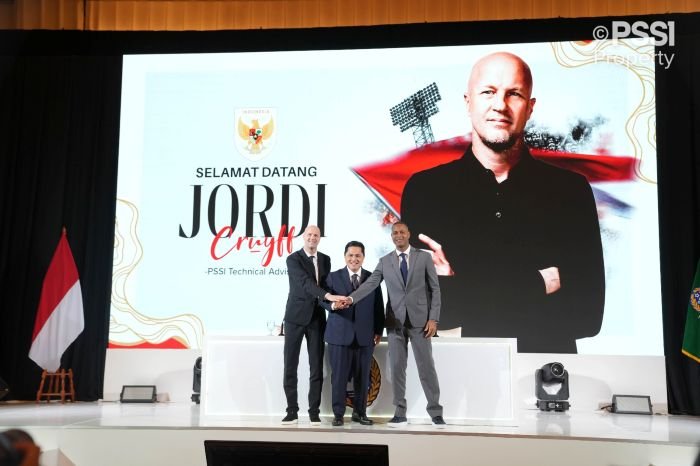 PSSI Resmi Perkenalkan Jordi Cruyff 