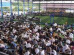 Komunitas Muslim Bersatu Balikpapan melaksanakan Salat Ied di lapangan Global Sport pada Ahad, 30 Maret 2025. Foto: BorneoFlash/Ardian