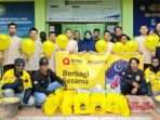 Maxim membagikan bantuan berupa sembako di Panti Asuhan Istiqamah, Samarinda, Provinsi Kalimantan Timur. Foto: HO/Maxim