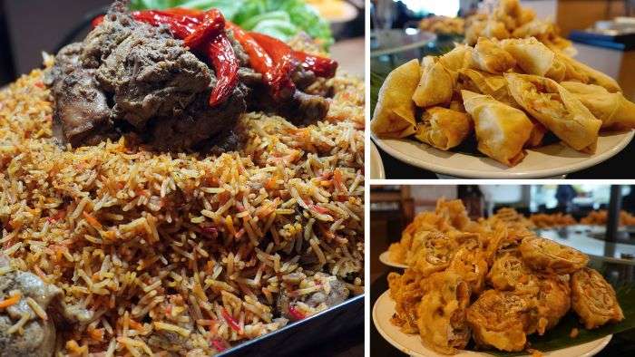 Menu nasi briani dan aneka gorengan merupakan sajian yang paling diminati di Barelo Restaurant, Swiss-Belinn Balikpapan. Foto: BorneoFlash/Ardian