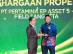 PEP Sangatta Field berhasil meraih penghargaan PROPER Emas dari KLHK atas kinerja yang sangat baik dalam Program Pengembangan Tani Hutan Kelulut. Foto: HO/PT PEP Sangatta Field