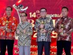 PT KPB meraih penghargaan dalam kategori Environmental, Social, and Governance serta Energy Efficiency Initiative dalam ajang Anugerah BUMN 2025 yang diselenggarakan oleh BUMN Track bersama BTA Academy. Foto: HO/PT KPB