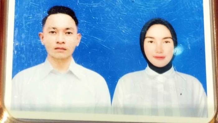 Potret Juwita dan kekasihnya anggota TNI AL, Kelasi Satu J, yang berencana menikah. Foto: dok. Istimewa