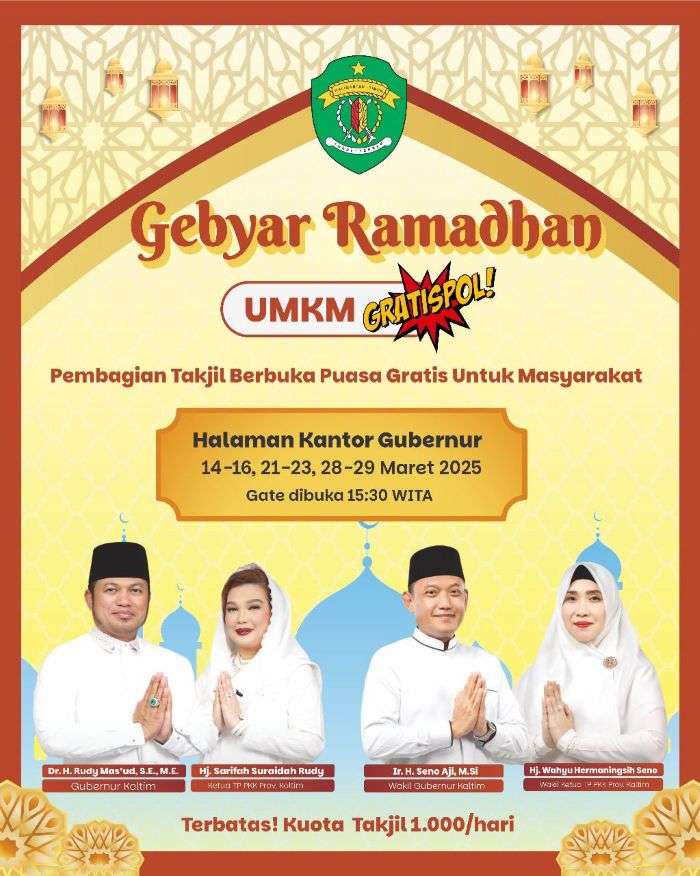 Program Gebyar Takjil Ramadan. Foto: HO/pemprov kaltim